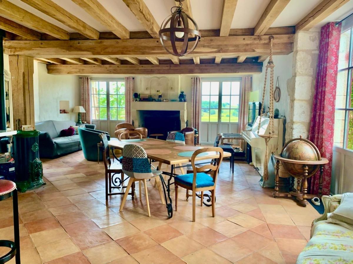 Les Chambres Du Vallon Pomport Exteriör bild