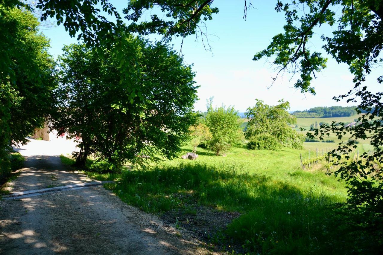 Les Chambres Du Vallon Pomport Exteriör bild